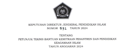 Kota Gorontalo - Petunjuk Teknis Bantuan Kemitraan Pesantren Dan Pendidikan Keagamaan Islam 2024